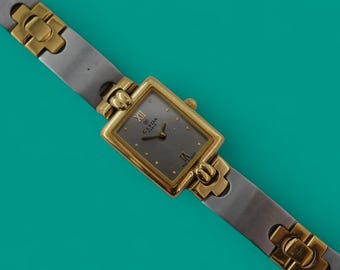 Montre à quartz vintage pour femme Clyda Paris, montre-bracelet