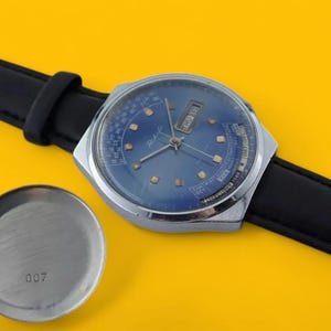 VTGウォッチ Raketa cal.2628H カレッジブルーダイヤル ソ連製 メンズ 19J 機械式 #007