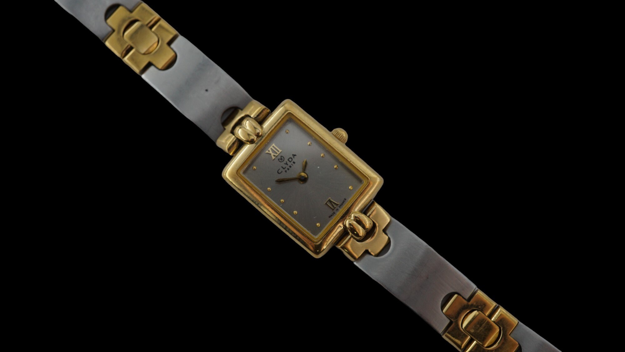 Montre CLYDA PARIS Pour Homme En Quartz – Vendue Pour Pièces (ne Fonctionne Pas)