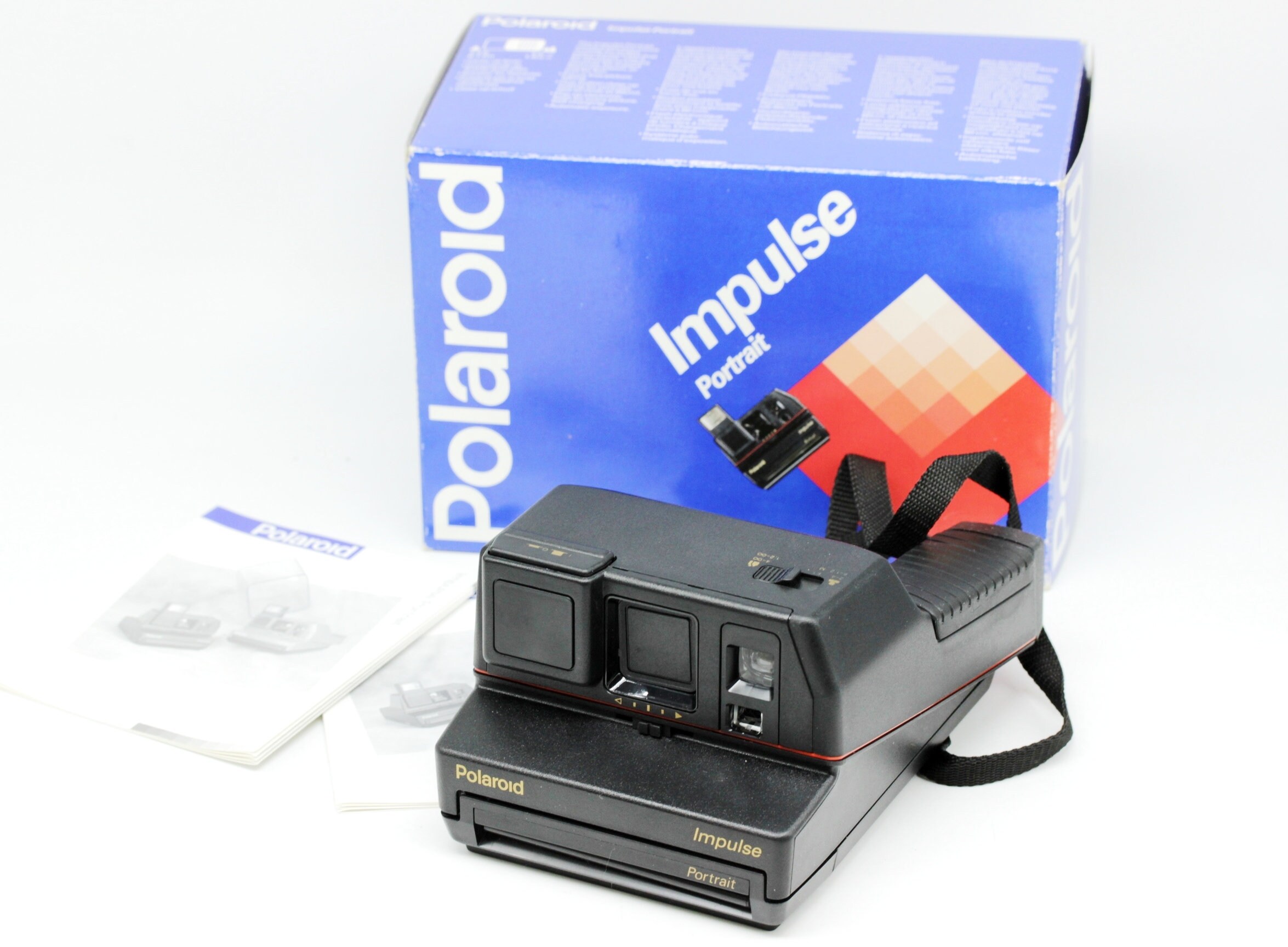 Vintage Polaroid Impulse 600 Instant Film Camera w/ Pop-Up Flash plus