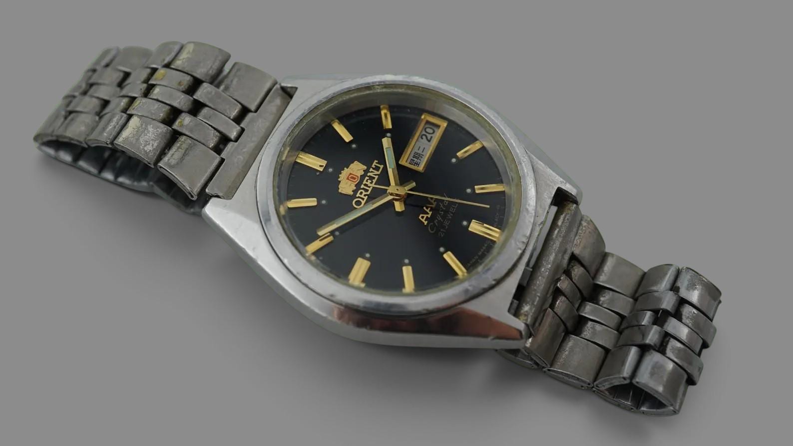 Vintage Automatic Japan Watch ORIENT 3 Star 21 Jewels Mechanical