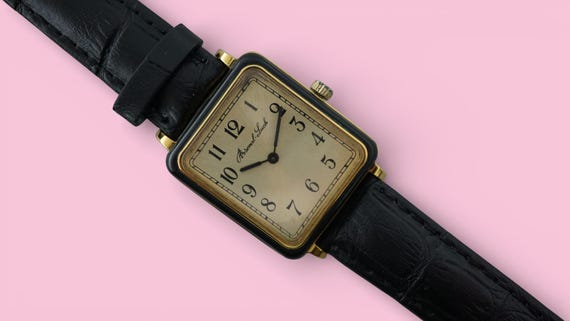 Vintage Arsenal LUCH cal.1801.1 Ukrainian dress watch, mechanical wristwatch classic minimalism