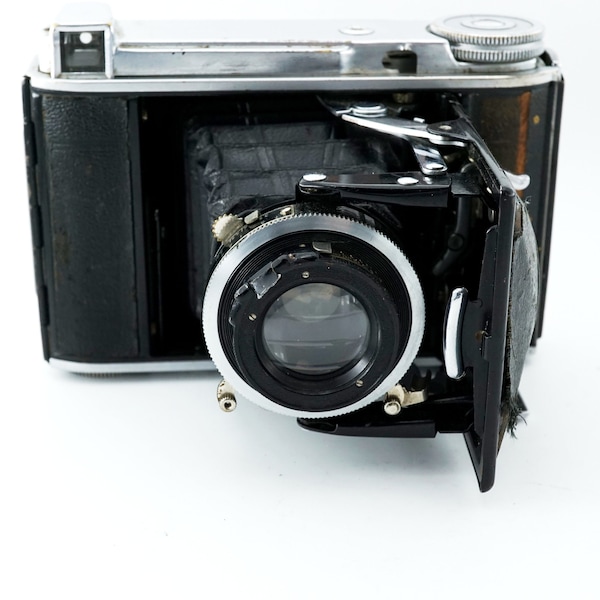 1938 Voigtlander Bessa 66 Baby 120 film Camera Compur shutter Voigtar 1:3.5 75MM