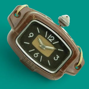 Car Clock ZChZ 4512 15j 7 Day Carbolite Mechanical Soviet Era 1960s Moskvich 407