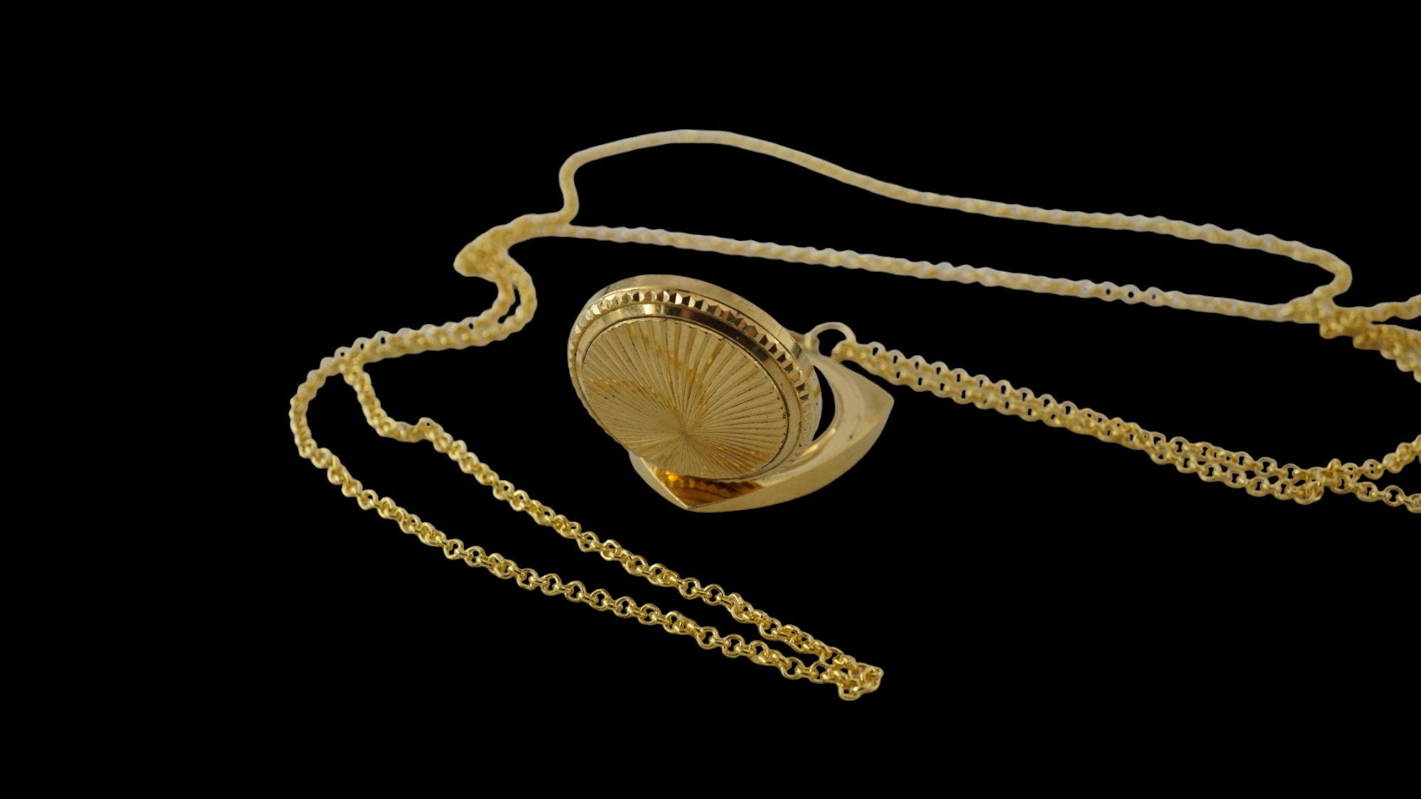 Vintage Womens Watch Pendant Zarja Cal.2009 Zaria 21 Jewels