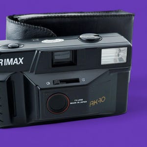 Primax AK-10 35mm point-shoot compact film camera, Battery included