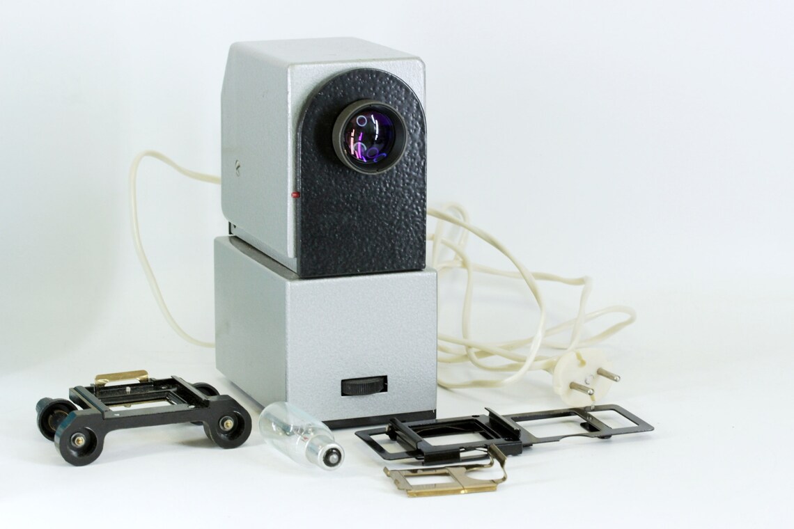 Vintage Overhead Projector Model DM4T Complete Set Metal Etsy