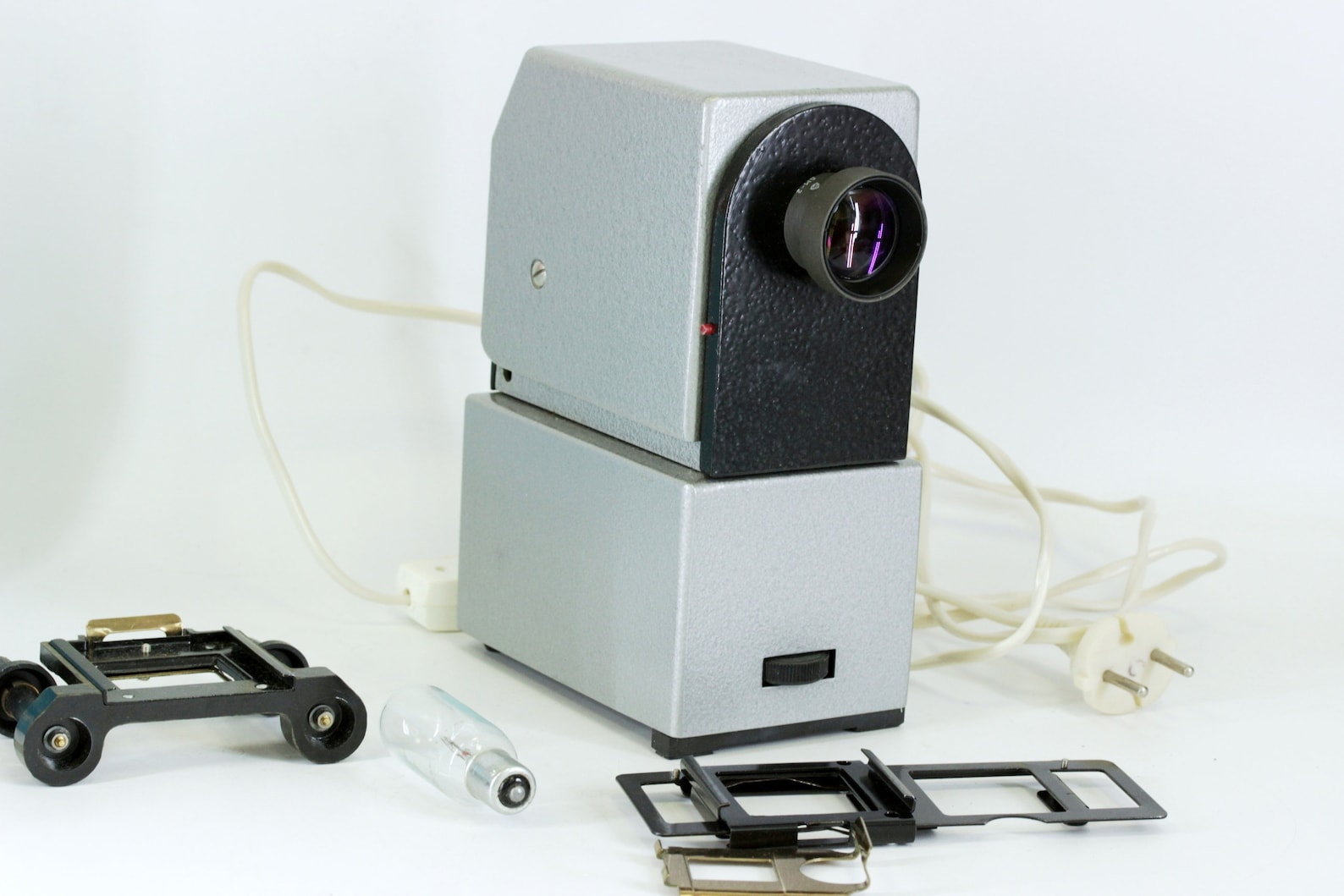 Vintage Overhead Projector Model DM4T Complete Set Metal Alloy MPEO Ekran USSR With Triplet Dm