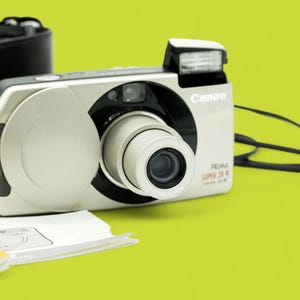 Canon Prima Super 28 N 35mm Point Shoot Film Camera, w/ 28-70mm Zoom Lens, Battery included
