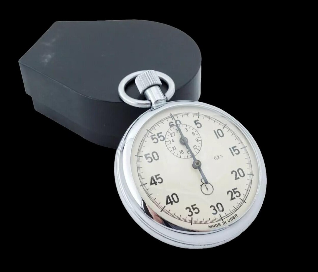 AGAT Soviet Mechanical Stopwatch One Button USSR Sport Watch ...