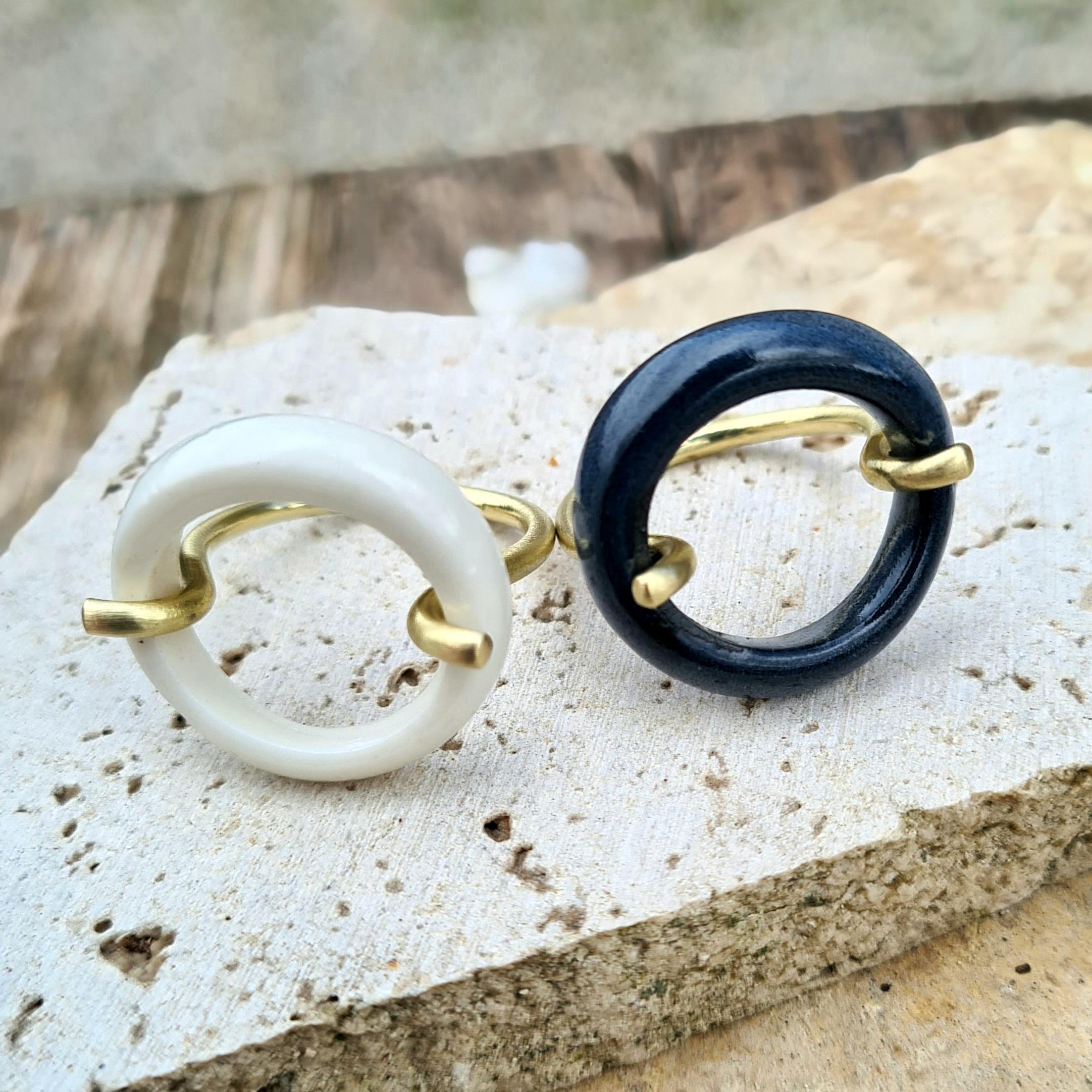 Bague en laiton unique France