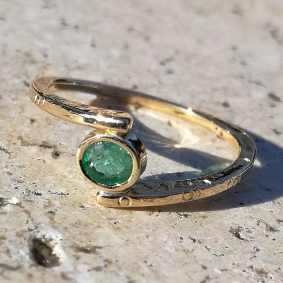 Etsy 18k gold ring deals