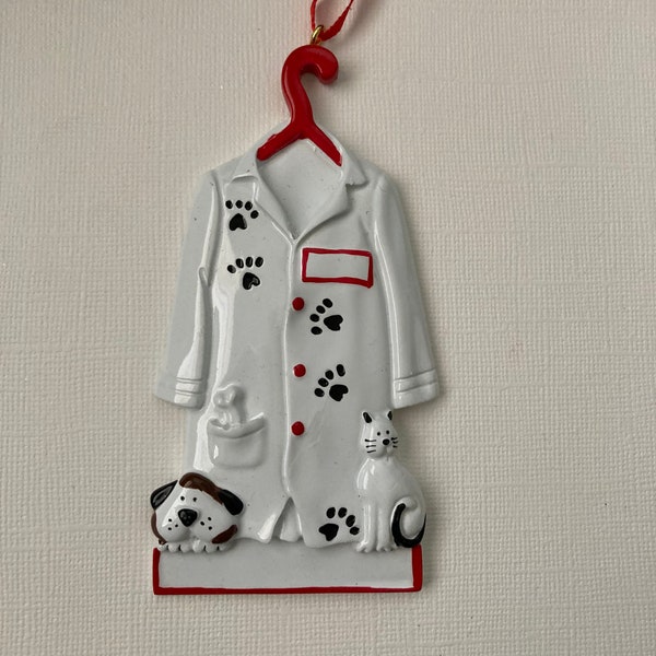 Veterinarian Coat Ornament