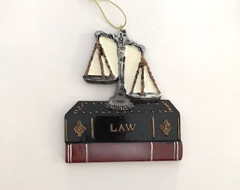 Law Book Ornament