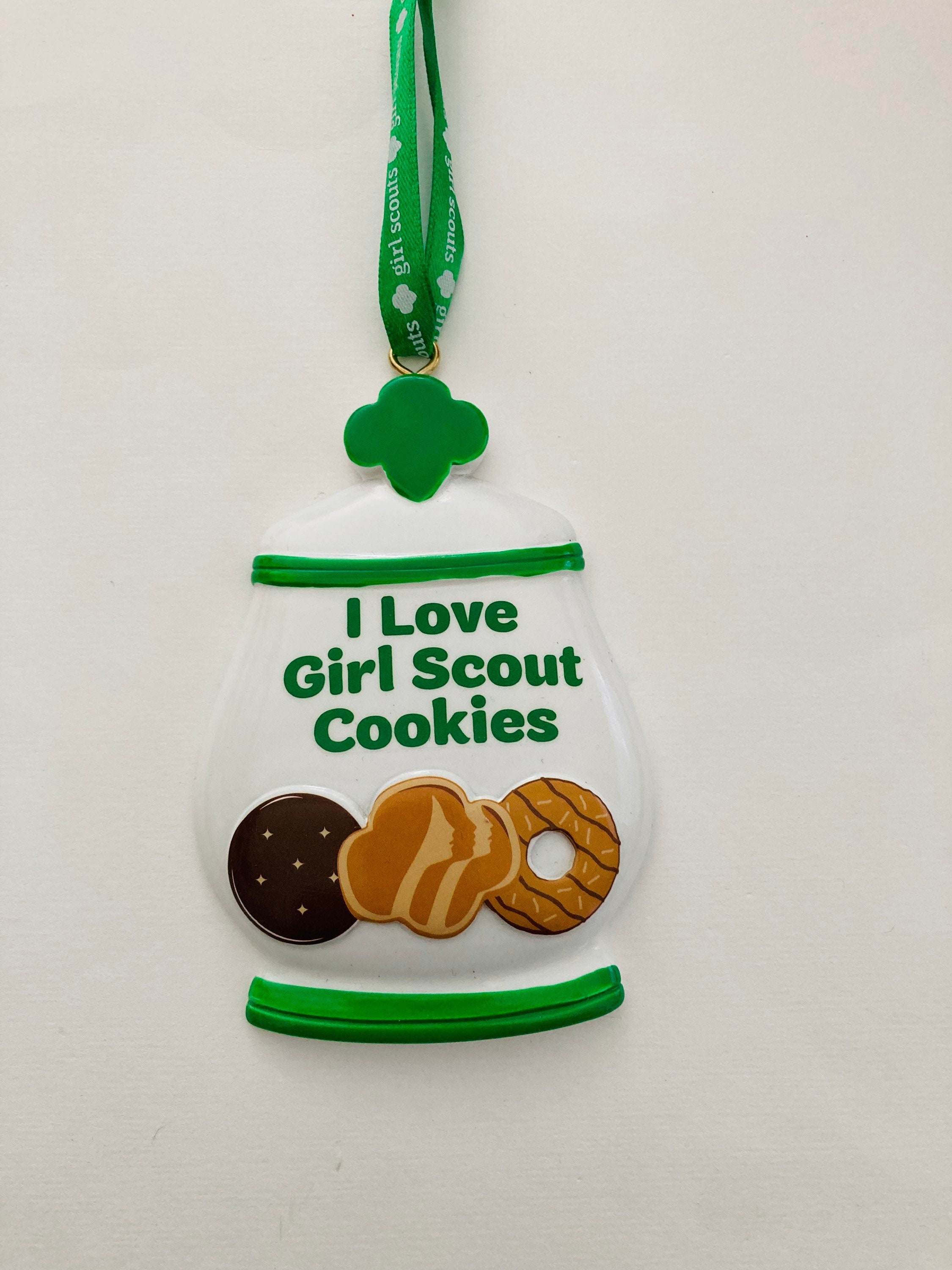 I Love Girl Scout Cookies Ornament
