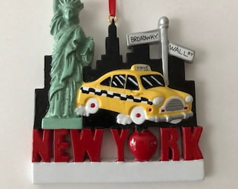 New York Taxi Ornament