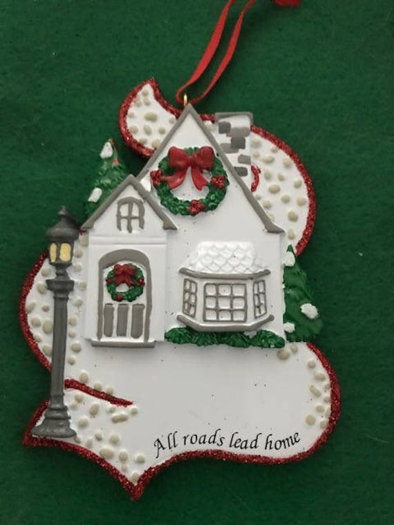 All Roads Lead Home Ornament Etsy