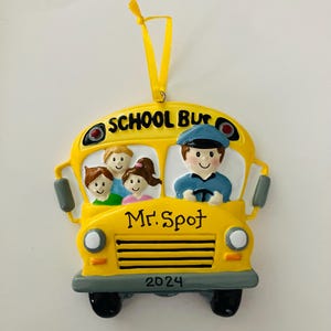 School Bus Ornament