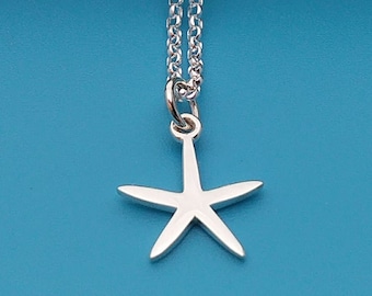 Starfish Necklace, Beach Jewelry for Women, Starfish Charm - Beach Gifts - Wedding - Bridesmaid Gifts