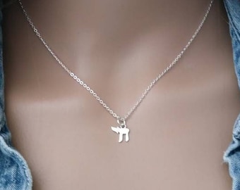 Judaism Details about   Chai Fragment Necklace Hebrew fine silver antiqued handmade charm 