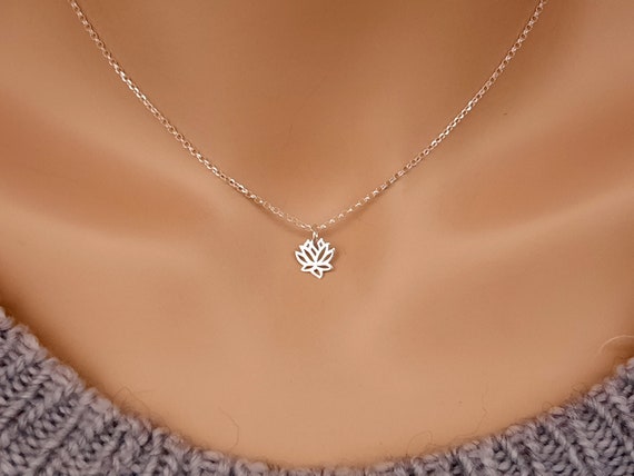 Small Lotus Blossom Necklace