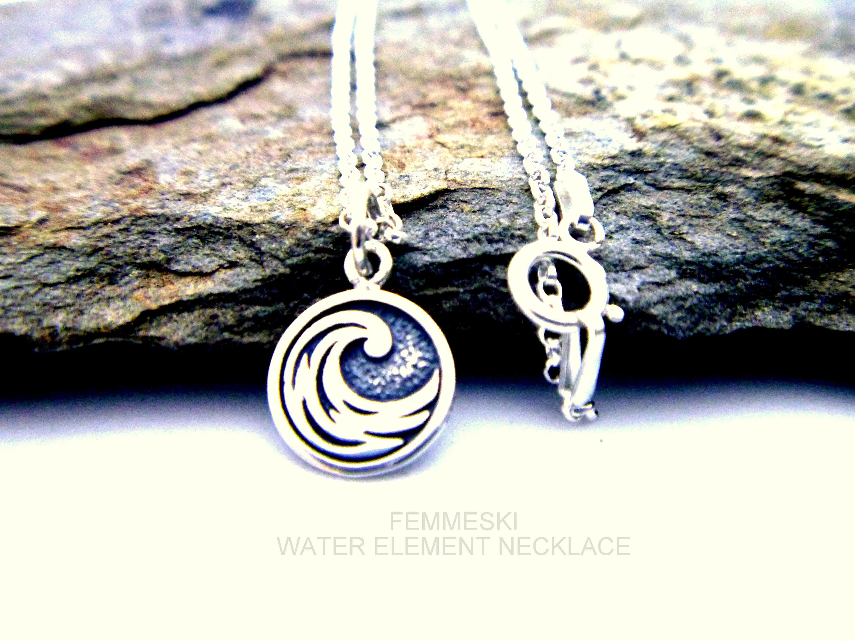 Earth Element Necklace Sterling Silver Earth Element Jewelry Etsy