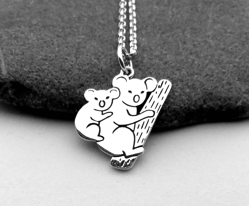 mama Necklace Mothers Day Gift Mother and Baby Koala Charm or Necklace Mom Necklace Koala Animal Pendant