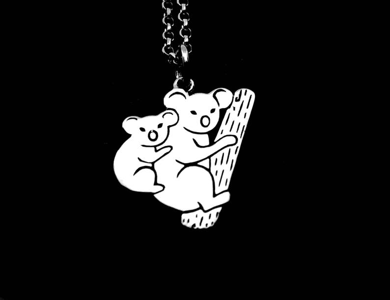 mama Necklace Mothers Day Gift Mother and Baby Koala Charm or Necklace Mom Necklace Koala Animal Pendant