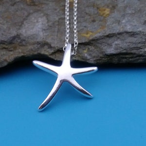 Starfish Necklace, Starfish Jewelry, Starfish Pendant, Beach Jewelry, Beach Necklace, Beach Charm Gifts, Nautical Pendant, For Women,