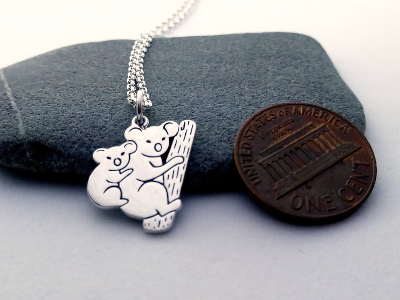 mama Necklace Mothers Day Gift Mother and Baby Koala Charm or Necklace Mom Necklace Koala Animal Pendant