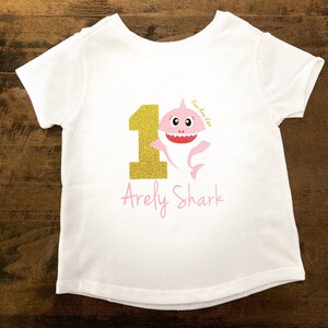 Baby Shark Birthday Shirt Girls Birthday Shirts 1st Etsy Baby Shark Birthday Shirt Girls Birthday Shirts 1st Etsy