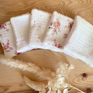 Pack of 5 eco-friendly washable sponge wipes - makeup remover or for babies