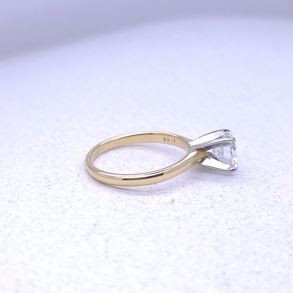 Simply Elegant Solitaire in 14k Yellow Gold with … - image 8