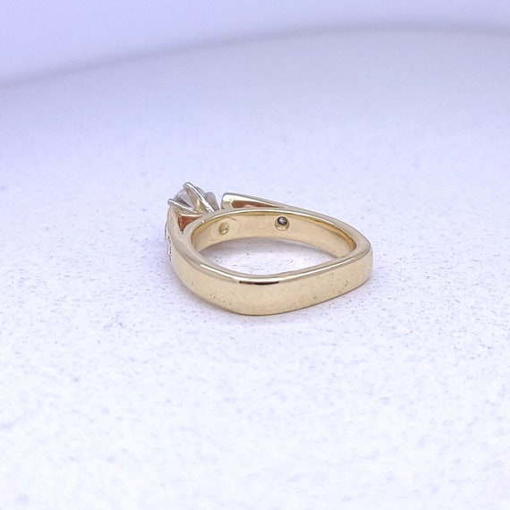 Modern Diamond Engagement Ring - image 5