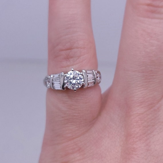 Unique Diamond Engagement Ring - image 1