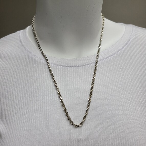 Buy Beautiful 14k White Gold Rope Chain Online in India Etsy