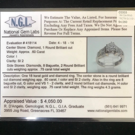 Unique Diamond Engagement Ring - image 10