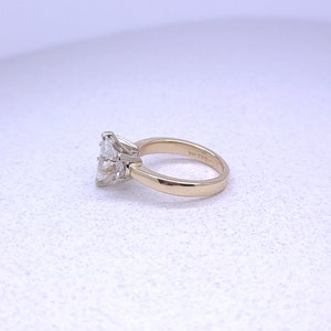 Past Present and Future Represented in This 3 Stone Ring. 14k Yellow ...