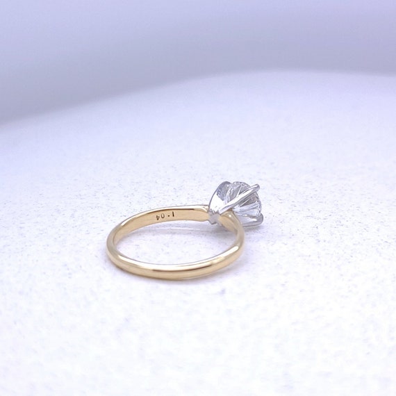 Simply Elegant Solitaire in 14k Yellow Gold with … - image 7