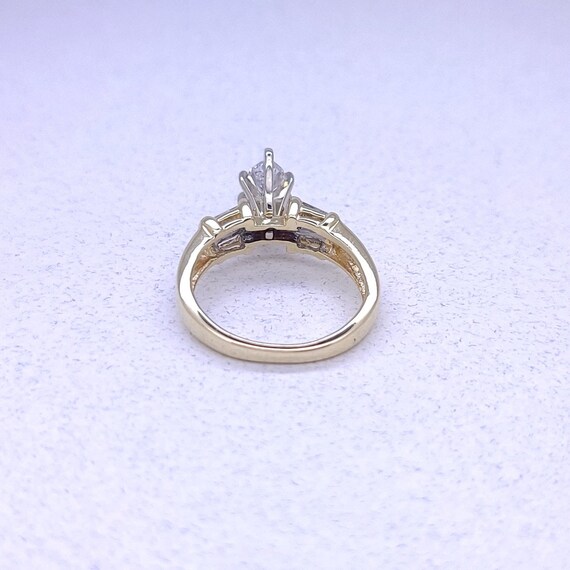 1.17CTW Marquise Diamond Egagement Ring - image 5
