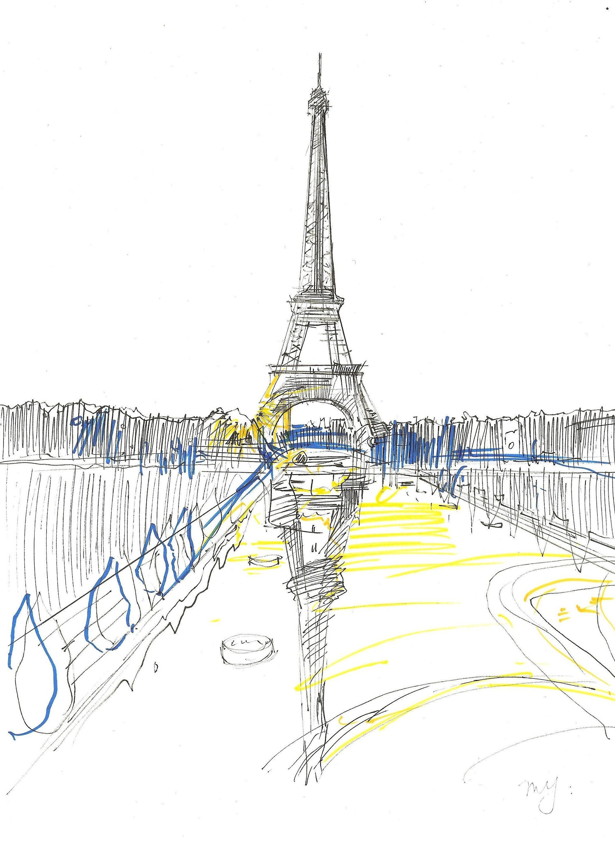 How to Draw the Eiffel Tower « Drawing & Illustration :: WonderHowTo