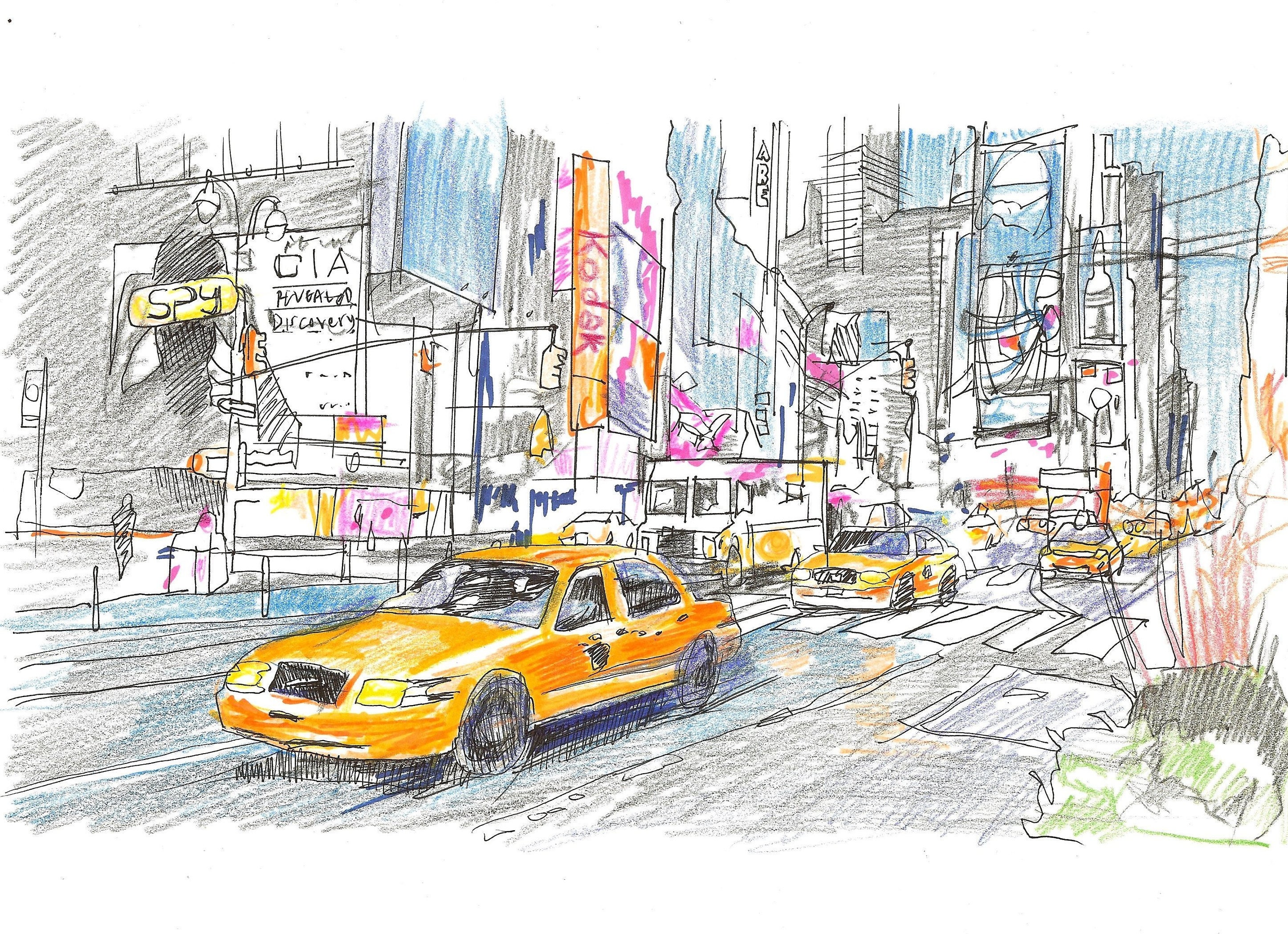 incamera color sketch with nikon d5100 new york citys u  Flickr