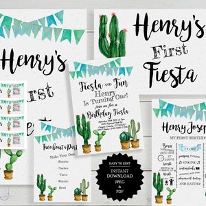 Fiesta Birthday, Fiesta Invitation, Birthday Invitation, Fiesta Party, Mexican Fiesta, Cinco De Mayo, First Birthday, Fiesta Invite