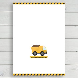 Construction Party, Construction, Construction Invite, Birthday Invitation, Dump Truck Birthday Party Invitation, Dump Truck Birthday image 3