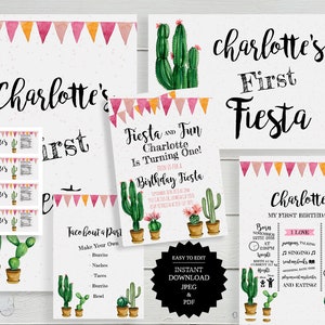 Fiesta Birthday, Fiesta Invitation, Birthday Invitation, Fiesta Party, Mexican Fiesta, Cinco De Mayo, First Birthday, Fiesta Invite