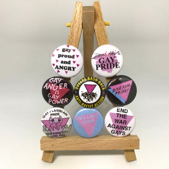 LGBT Vintage Pins Reproduction Etsy