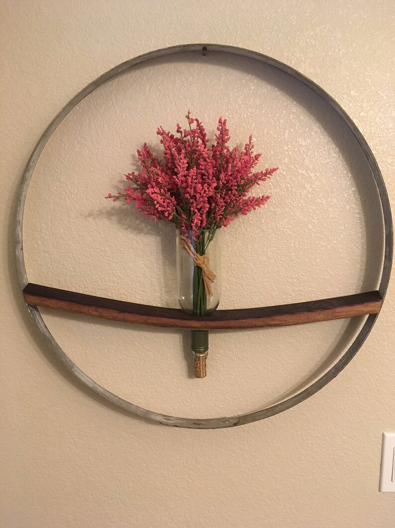 001 Wine Barrel Hoop & Stave Wall Art Etsy