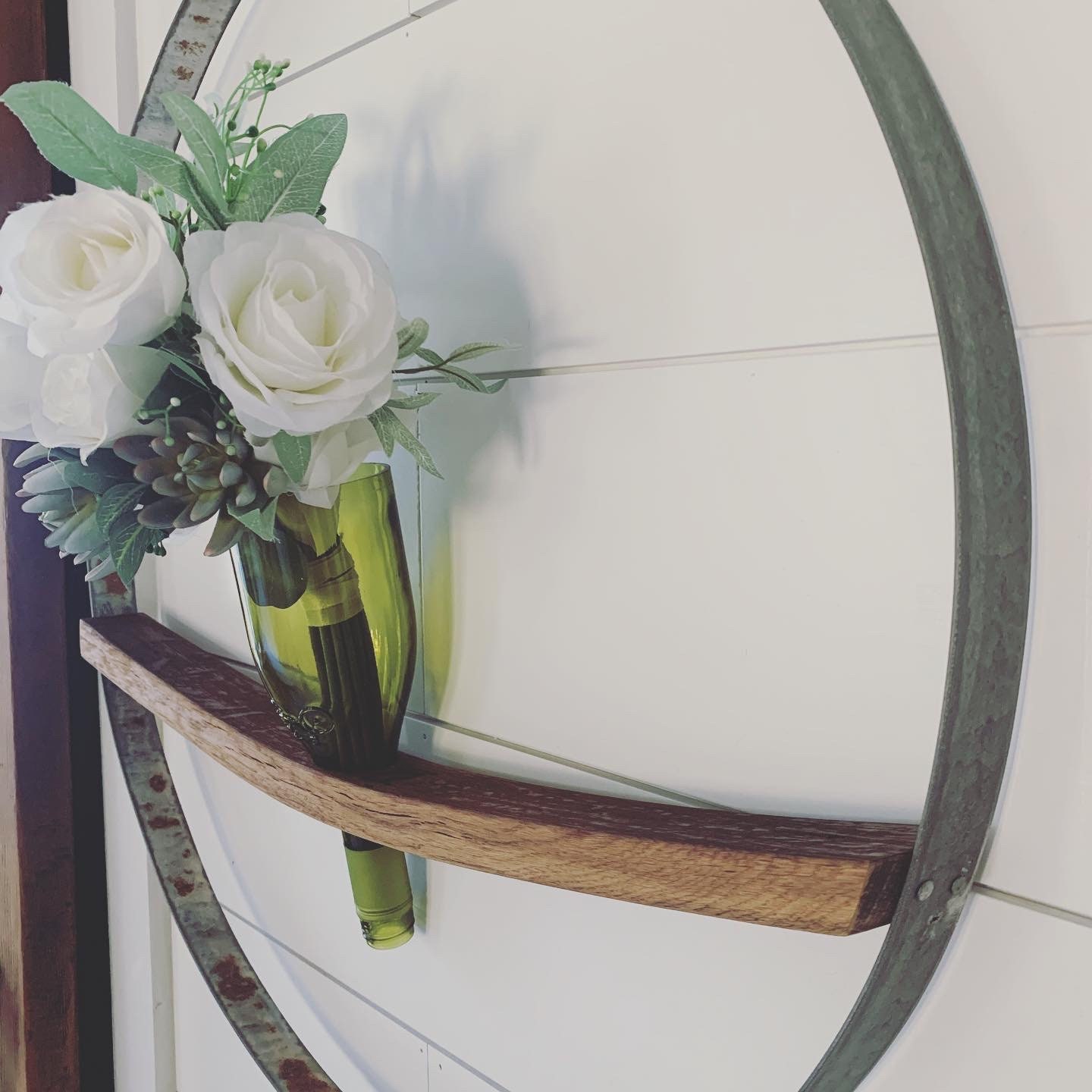 001 Wine Barrel Hoop & Stave Wall Art Etsy