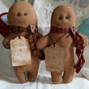 Primitive Gingerbread man, Gingerbread cookies, Farmhouse Decor, Gingerbread Centerpieces, Primitive Dolls, Gingerbread Doll, Gingerbread