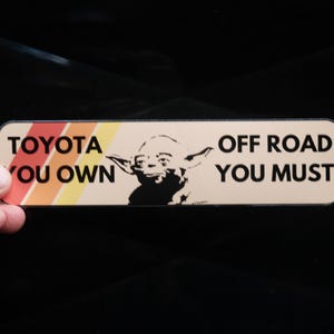 Off road you Must! Sticker